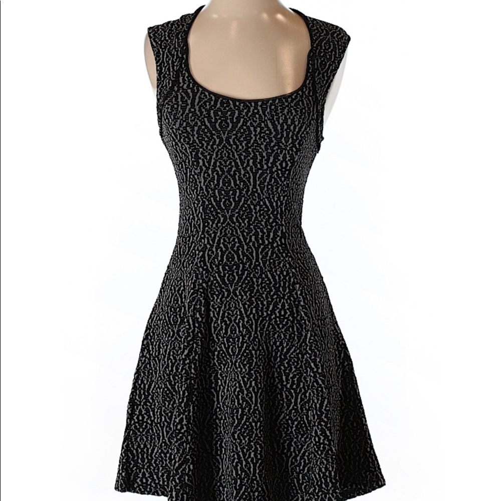 silence + noise black and white dress